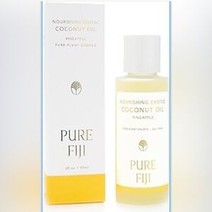 Pure Fiji Nourishing Coconut Oil - Pineapple Scent - 3oz NIB